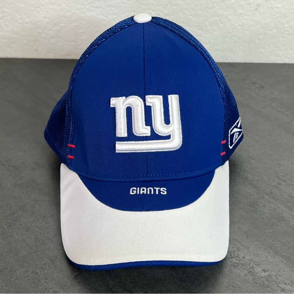 New York Giants‎ Reebok NFL Football Blue White Equipment Hat One Size Fits All